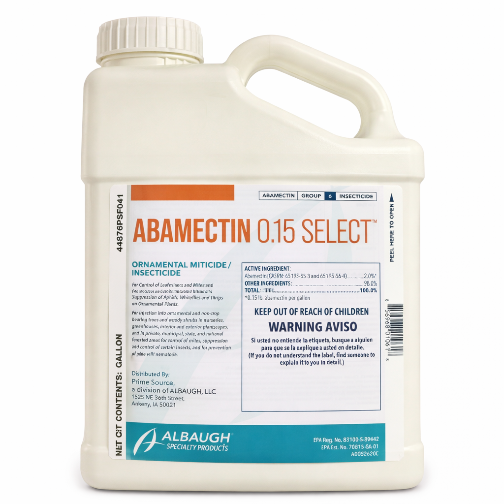 Abamectin 0.15 Select miticide insecticide 1 gallon bottle