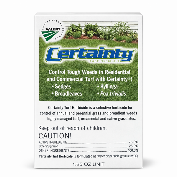 status label herbicide Certainty Turf Herbicide 1.25 oz – Sulfosulfuron Sedge Killer – A to Z Lawn Supply