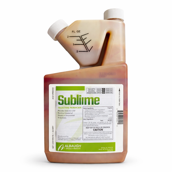 Sublime Selective Herbicide  Triclopyr Dicamba Mesotrione  A to Z Lawn  Supply