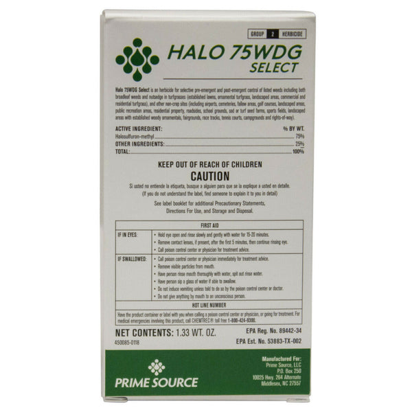 payload herbicide label Halo 75 WDG Select Herbicide (Sedgehammer) – A to Z Lawn Supply
